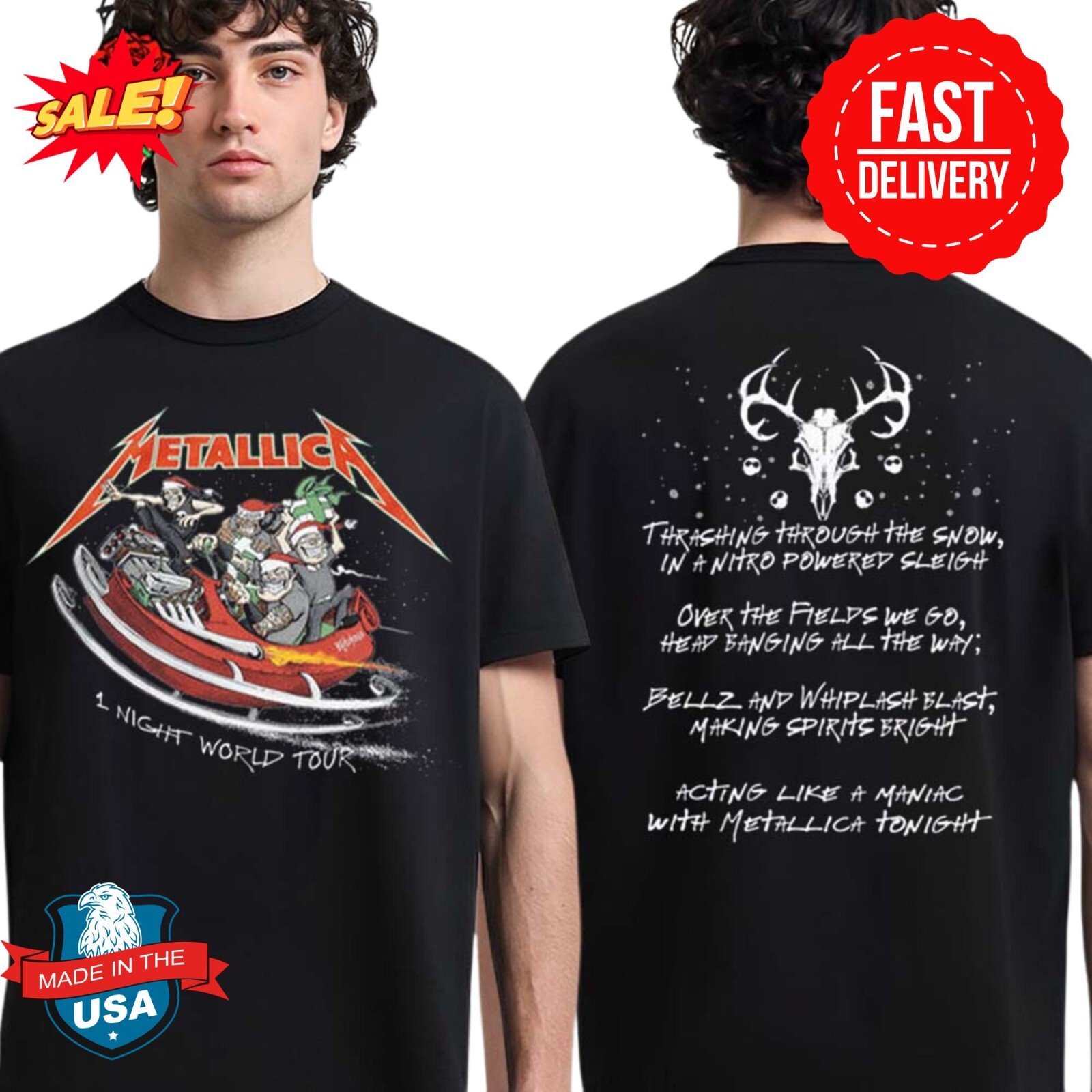 RCサクセション WINTER NIGHTS TOUR 1990 長袖Tシャツ RCサクセション WINTER NIGHTS TOUR 1990 長袖Tシャツ