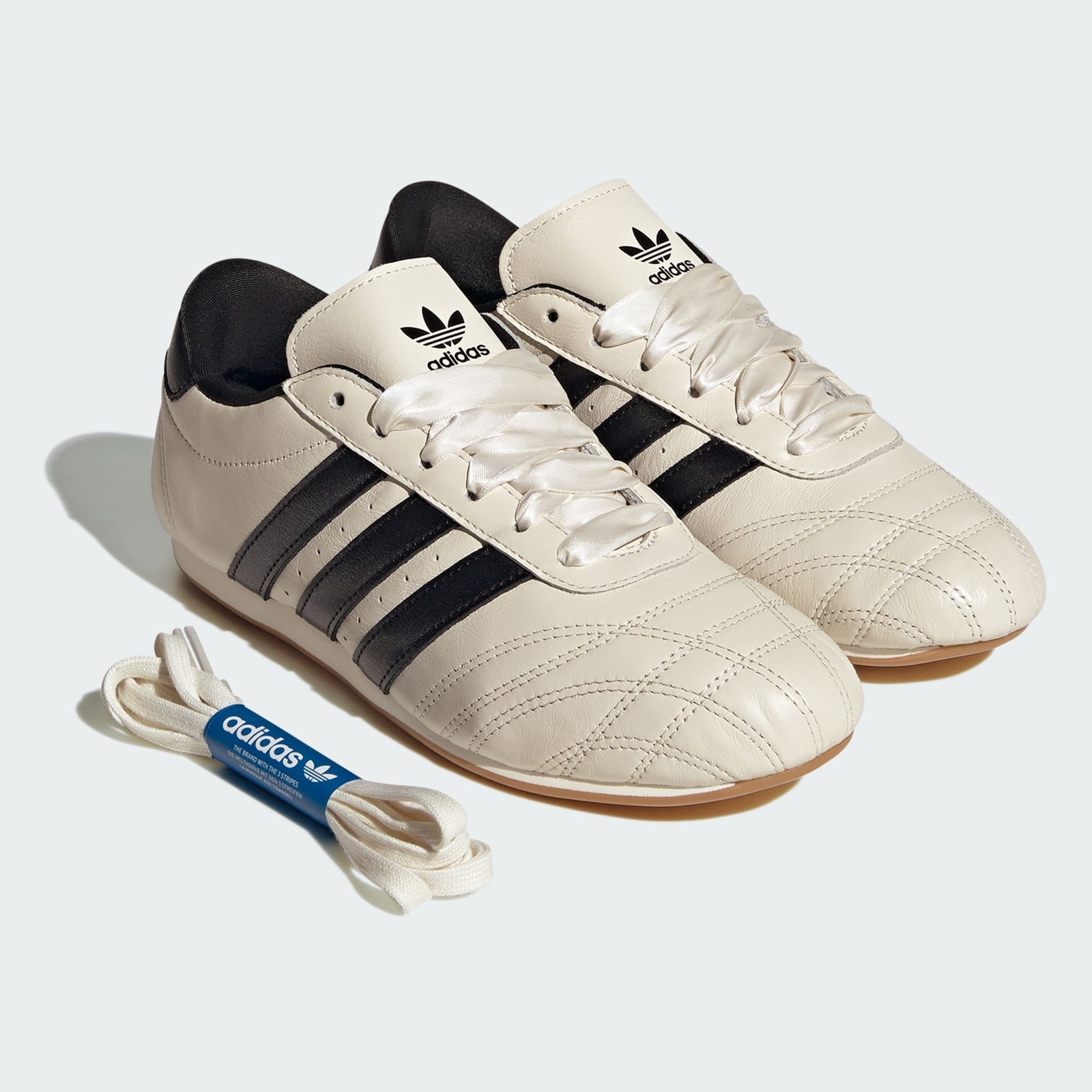 ◆adidas◆ Taekwondo Off White Brown JR3956 Adidas Originals Taekwondo Off White Dark Brown Gum Womans