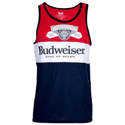 Budweiser Three Color Block Tank Top Multi-Color