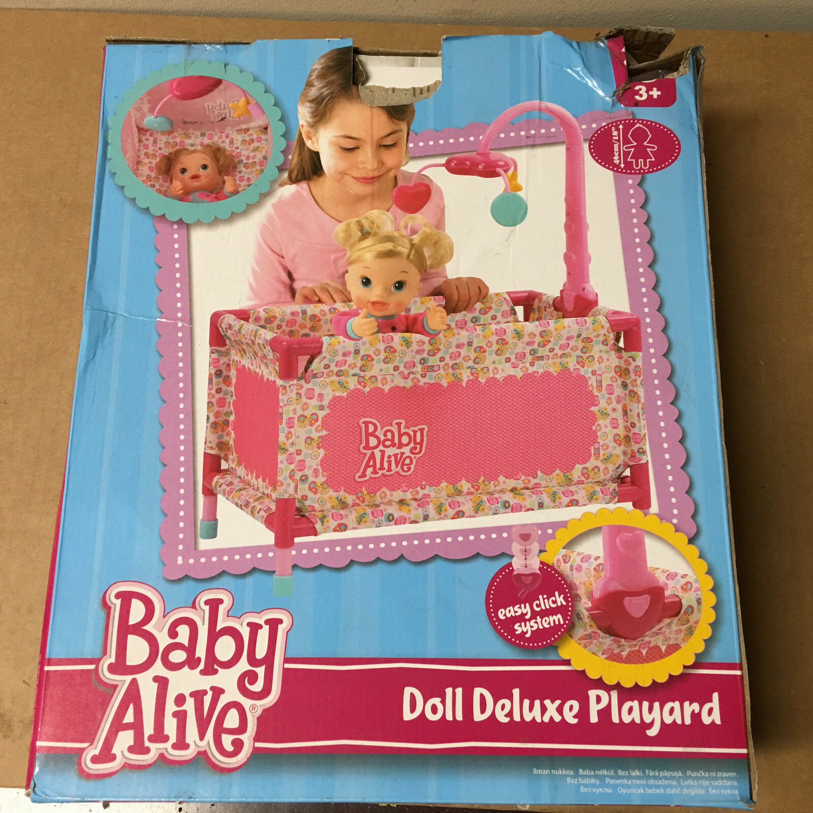 baby alive doll play yard