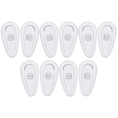 5 Pairs Silicone Eyeglass Nose Pads Soft Air Chamber Eyeglasses Pad Anti-Slip