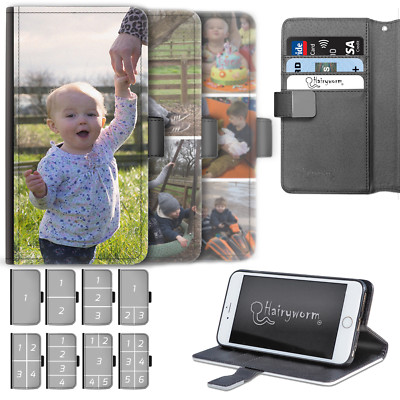 Personalised Photo Phone Case;PU Leather Flip Case;Cover For Apple/Samsung