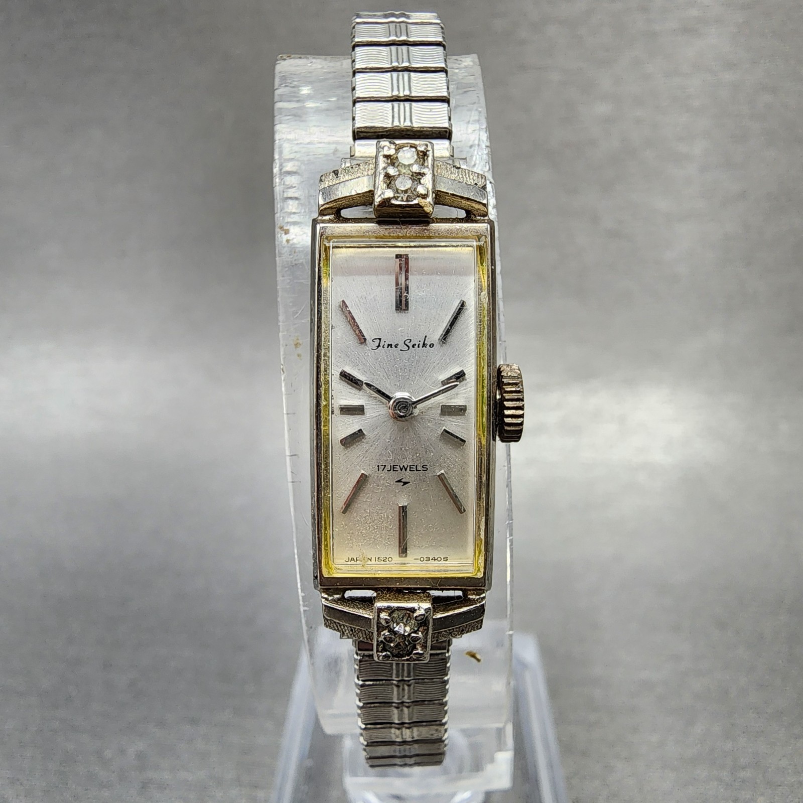 Seiko Fine Seiko Watch Women 12mm Silver Dial Silver Tone Manual