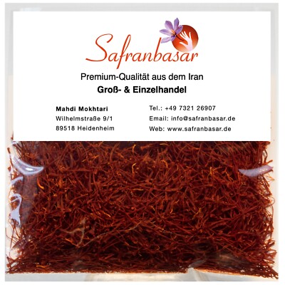 Safran Super PU SHAL PREMIUMQUALITÄT Safranfäden Saffron Zafferano Geschenkidee
