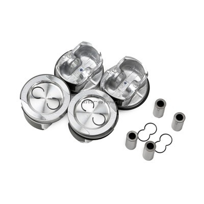 4X Pistons & Rings Set 82.51mm For VW Bora Golf Passat B5 Skoda 2.0 AZH AZM AZJ