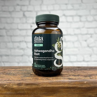 Gaia Herbs Ashwagandha Root Vegan Liquid Phyto Capsules - 60 Caps