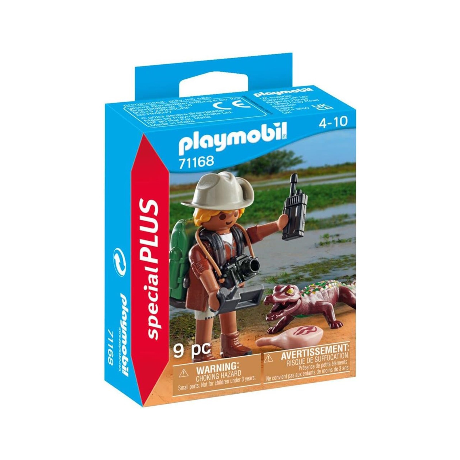 Конструктор Playmobil Special Plus Исследователь с Юным Кайманом 71168 НОВЫЙ