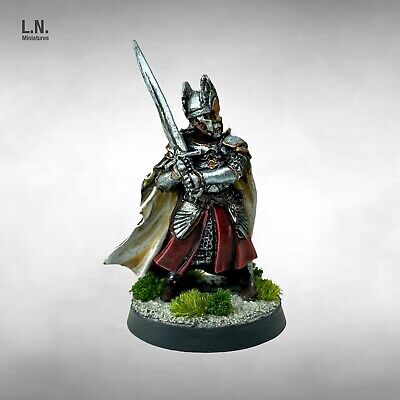 ELENDIL PaintedMetal Lord of the Rings LOTR Good Gondor Warhammer READY X1