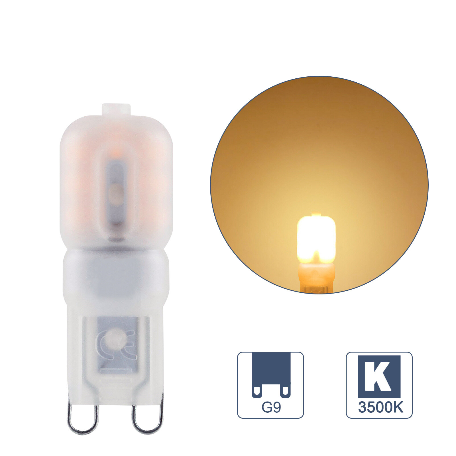 G9 LED 5W = 50W Light Bulb Replacement For G9 Halogen Capsule Bulbs White /Warm
