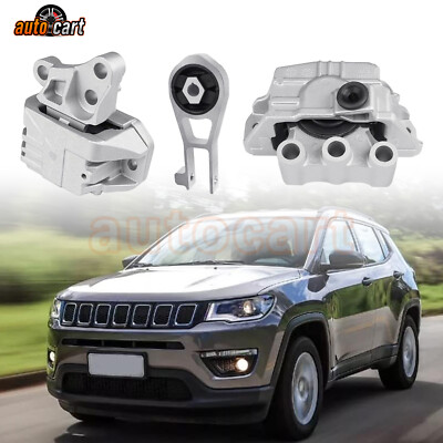 For 2016-2022 Ram Promaster City 2.4L 2360CC A/T 3PCS Aluminum Engine Mount Kit