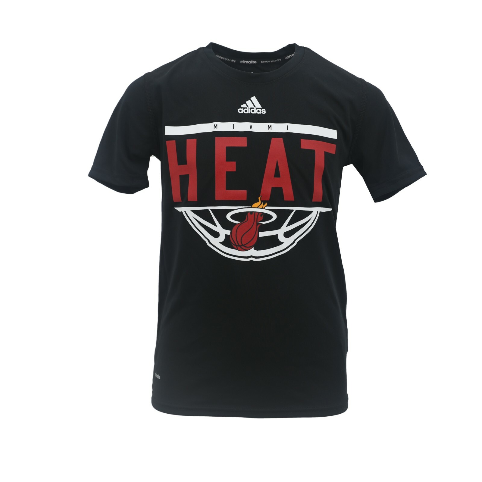 Miami Heat Official NBA Adidas Climalite Kids Youth Size Athletic T-Shirt New | eBay