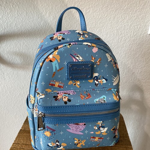 【希少】DISNEY PARKS loungefly PIXAR ミニリュック DISNEY LOUNGEFLY MINI BACKPACK WORLD OF PIXAR DISNEY PARKS