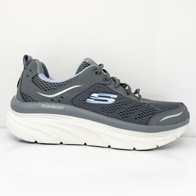

Skechers Womens Dlux Walker 149023 Серые кроссовки Кроссовки Размер 9, Серый, Dlux Walker