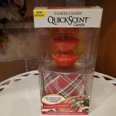 Yankee Candle QuickScent Home For Christmas Reusable Holder & 3 Candles