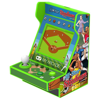 My Arcade All Star Stadium Pico Player Portable Tiny Arcade 107 Retro Games