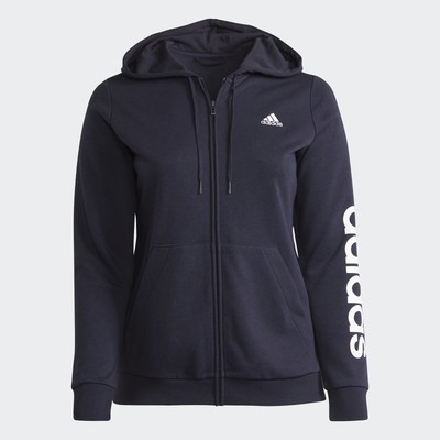 

Худи с молнией во всю длину и логотипом adidas Essentials (большие размеры) для женщин