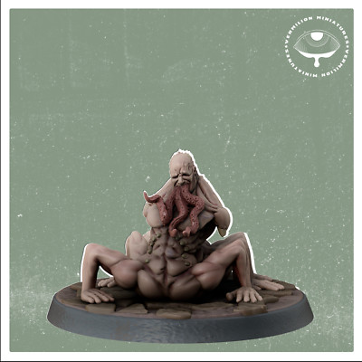 Centaur A | Atomic Mutant | Vermillion |  | RPG D&D Wargaming 3D Printed Mini