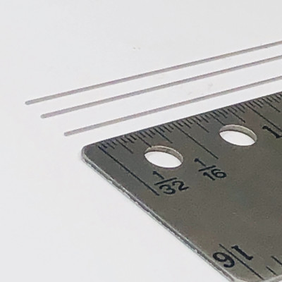 Albion MAT04 Aluminium Micro Tubing 0.4 mm OD x 0.2 mm ID 3-PACK