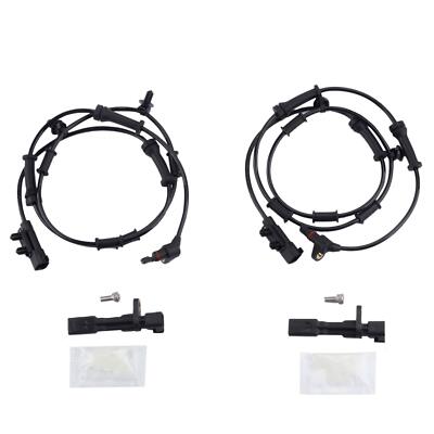 Front and Rear ABS Wheel Speed Sensor Compatible with Jeep Wrangler 3.6L 2012-20