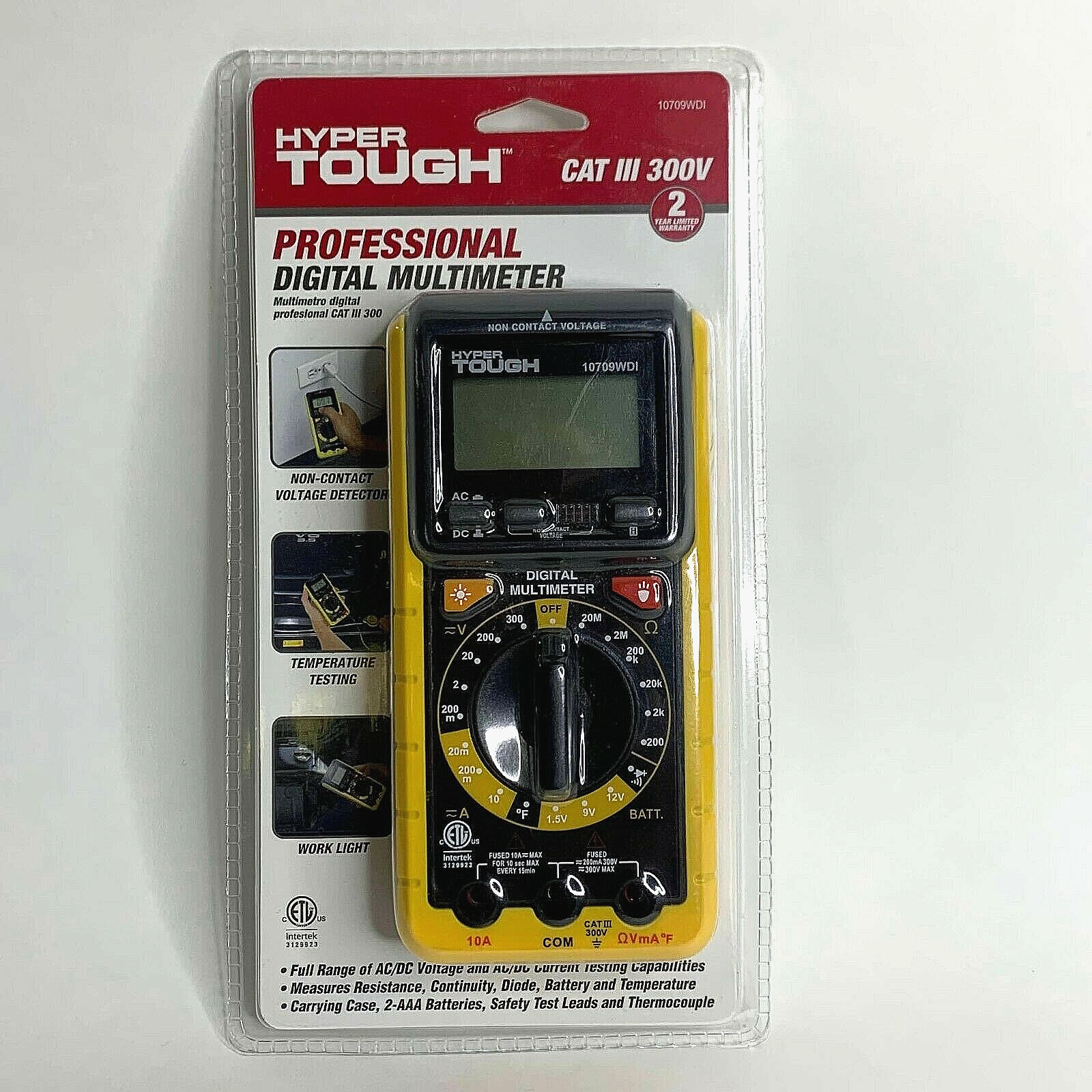 Hyper Tough Professional Digital Multimeter CAT III 300V