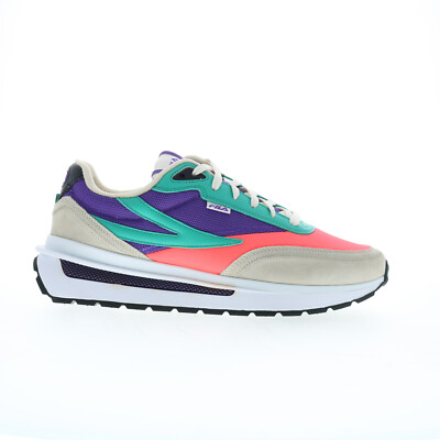 Fila Renno 1CM01281-667 Мужские розовые кожаные кроссовки Lifestyle 11