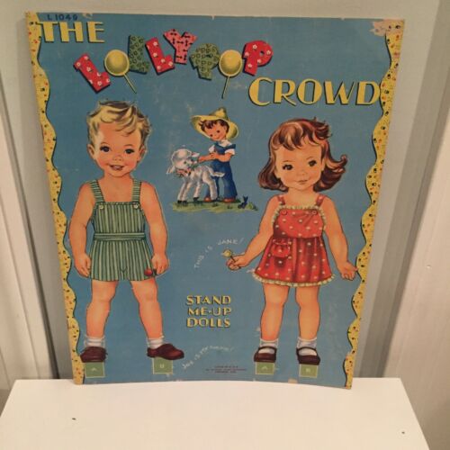The Lollypop Crowd Vintage Stand me-up dolls UNCUT
