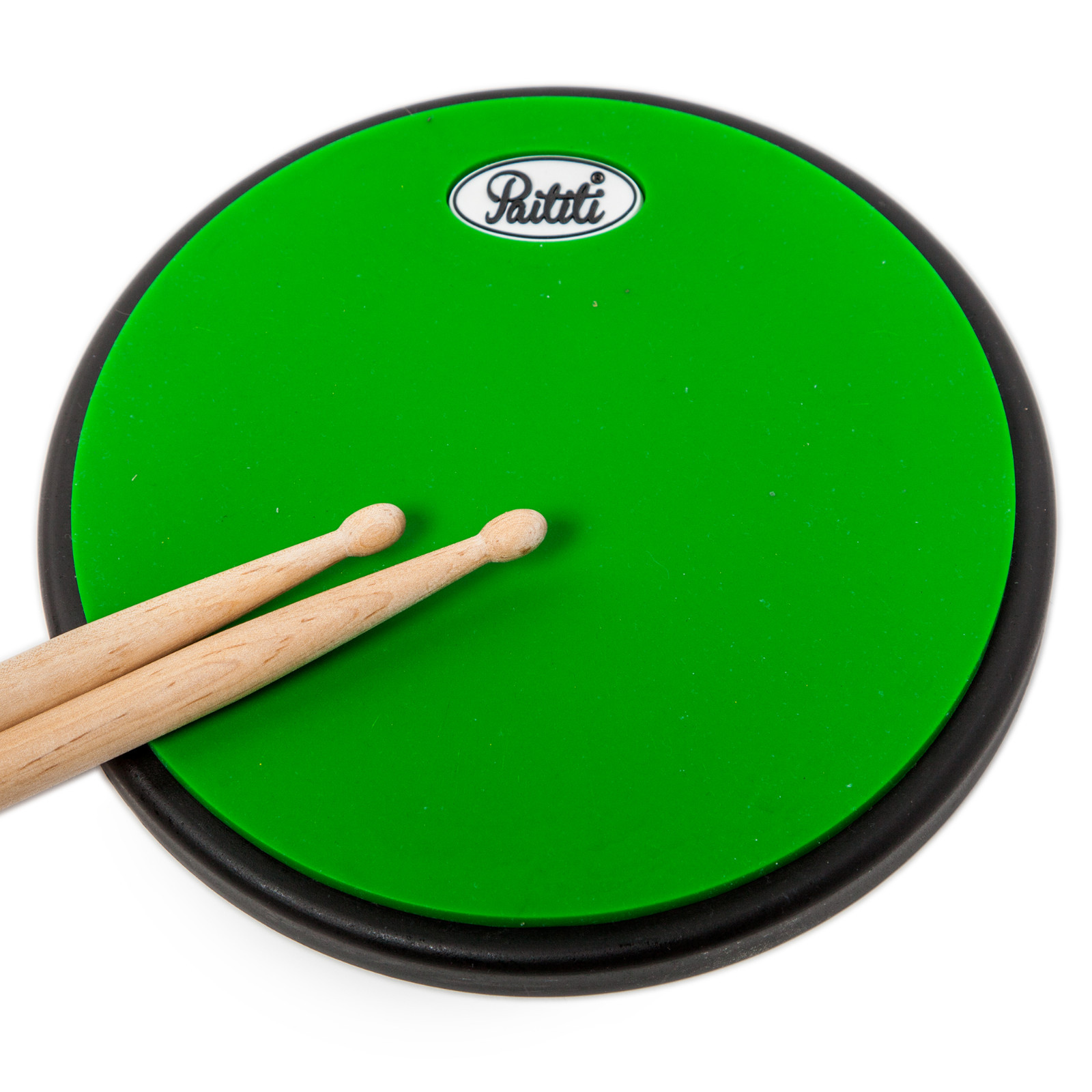 PAITITI 8 Inch Silent Portable Practice Drum Pad Round Shape with