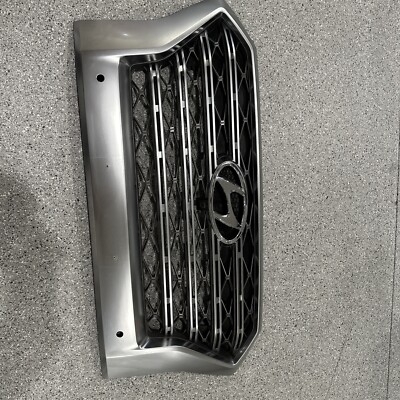Used 2022 HYUNDAI PALISADE FRONT GRILLE MATE CHROME OEM 86352-s8030 + Shield