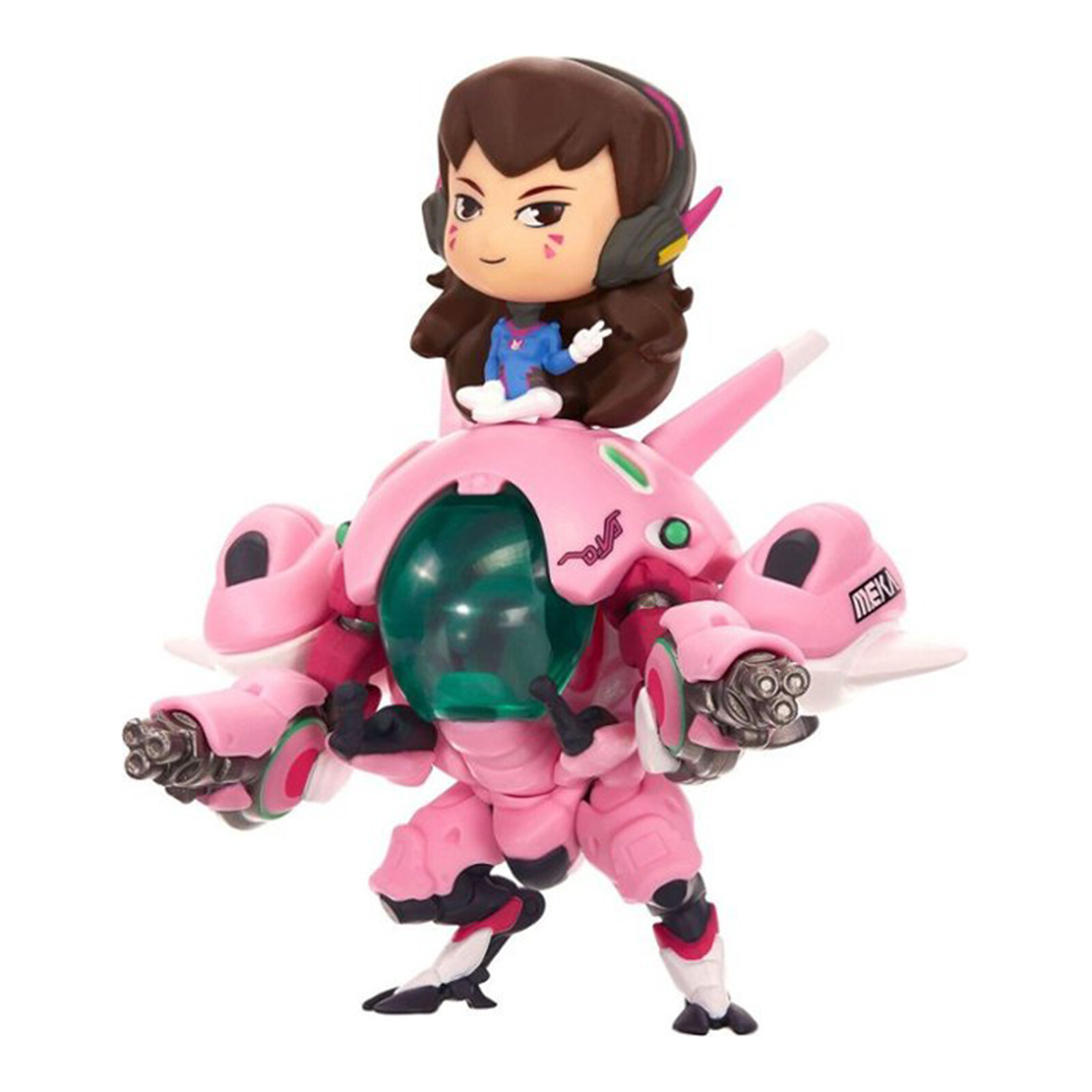 Overwatch Cute But Deadly D. Va With Meka 5 Inch Figure NEW