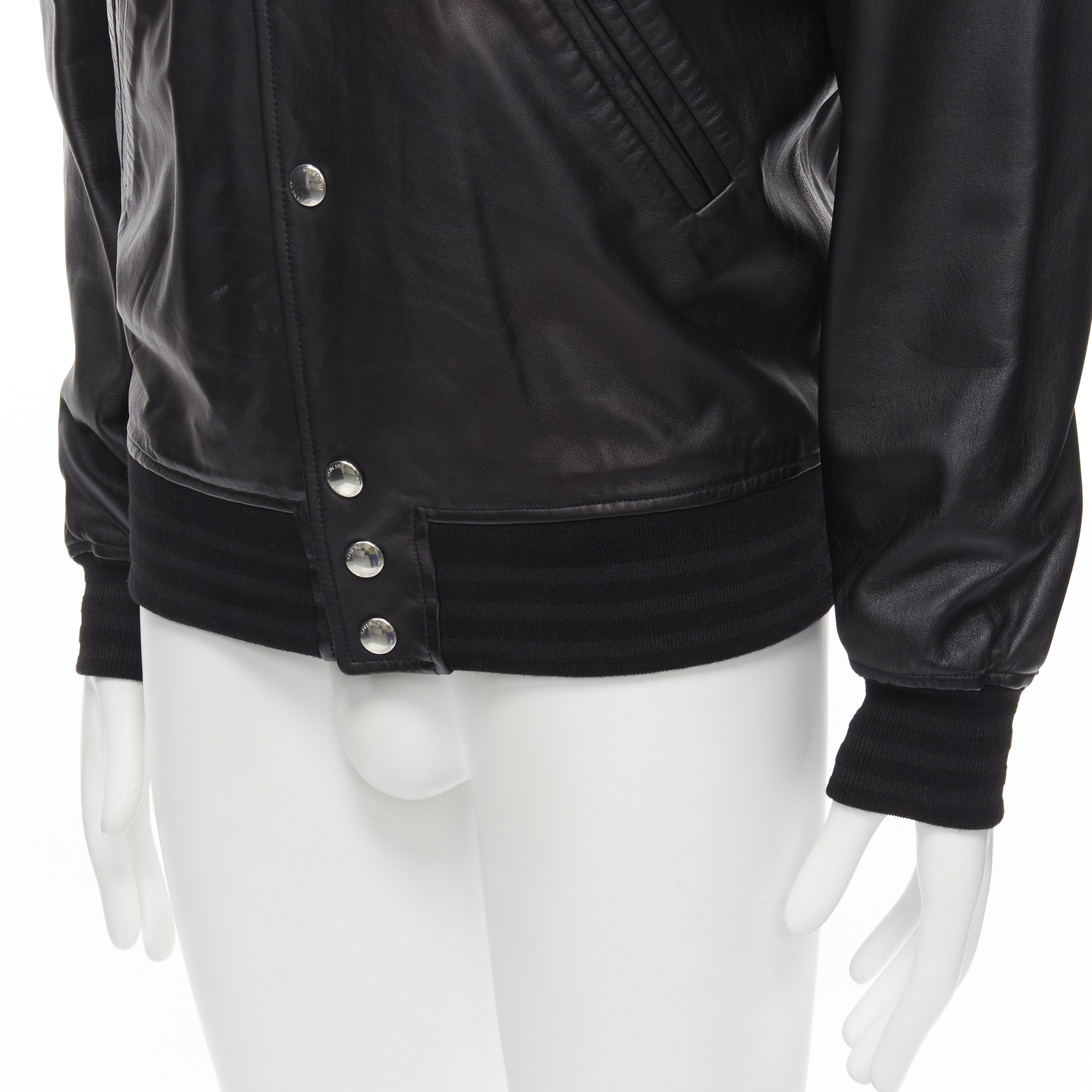 GIVENCHY Riccardo Tisci black signature stars lambskin GIVENCHY Riccardo Tisci black signature stars lambskin