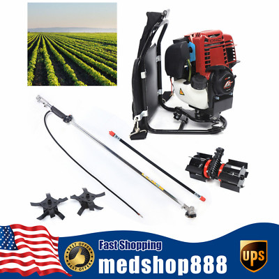 3 in 1 35.4CC 4 Stroke Backpack Gas Garden Brush Cutter Grass Trimmer Lawn Mower