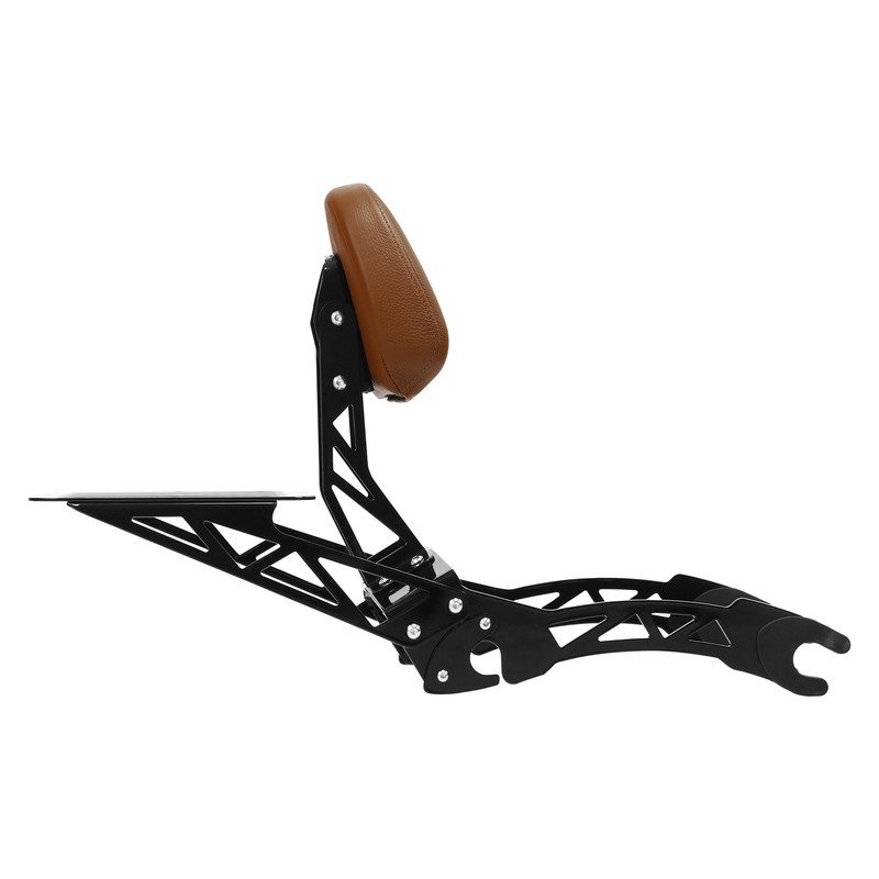 Black Sissy Bar Backrest & Luggage Rack Fit For Indian Scout Sixty 2016-2023