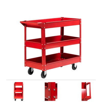 Grafner®  Werkstattwagen leer Montagewagen mit Vollgummi Bereifung Werkzeugwagen