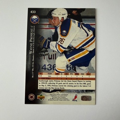1995 Upper Deck Hockey #433 Wayne Primeau Electric Ice