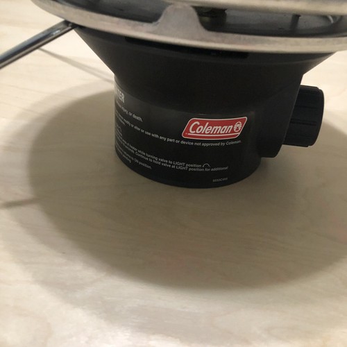 Coleman Blackcat Portable Catalytic Heater model 5033 Propane W/ Stand