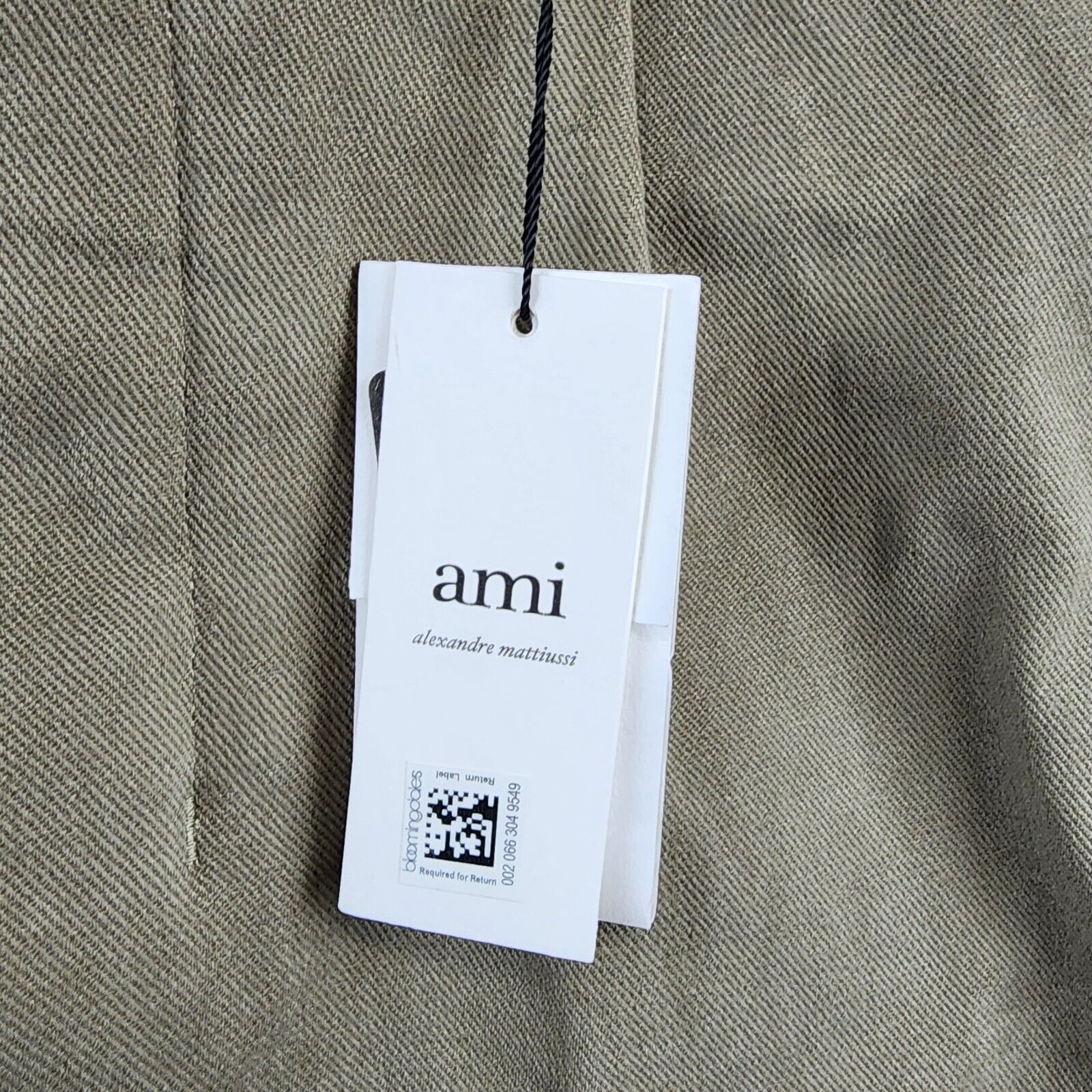 AMI Alexandre Mattiussi Corduroy Carrot Pants Men's M Taupe AMI Alexandre Mattiussi Corduroy Carrot Pants Men's M Taupe