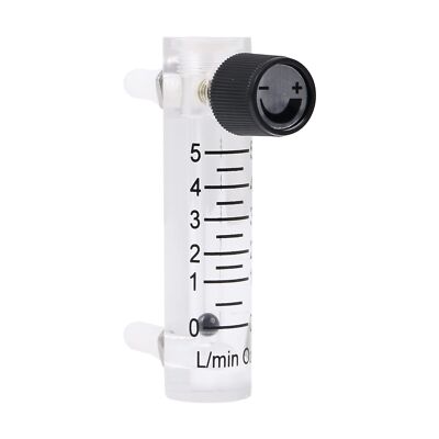 Oxygen Flow Meter 05 Lpm Acylic Flowmeter Gas Acrylic Metal Fitting For Oxygen A