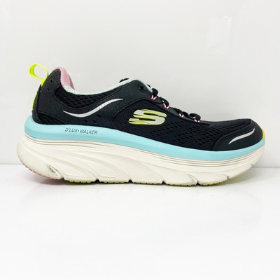 Skechers Womens Dlux Walker Infinite 149023 Черные кроссовки Кроссовки Размер 6.5, Черный, Dlux Walker Infinite Motion