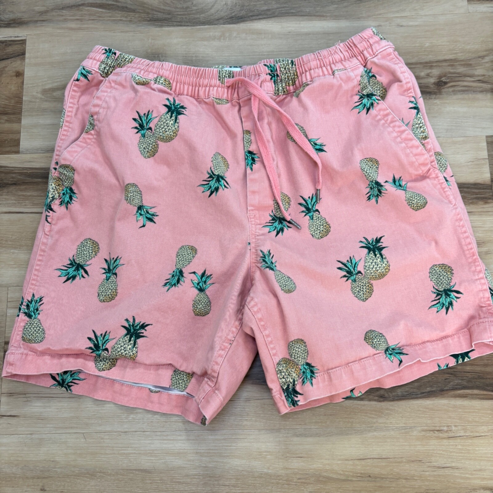 Urban Outfitters Shorts Mens Large Pineapple Print Pink