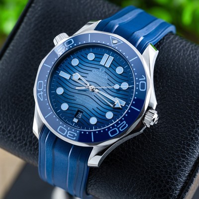 Omega Seamaster Diver 300M Summer Blue 210.32.42.20.03.002 - New W/ Box & Papers