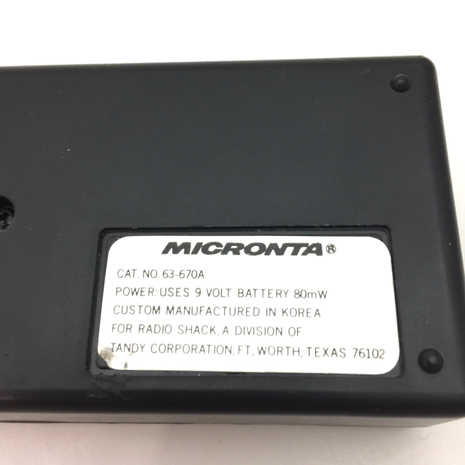 Micronta Quartz Guitar Tuner 63-607A Tested