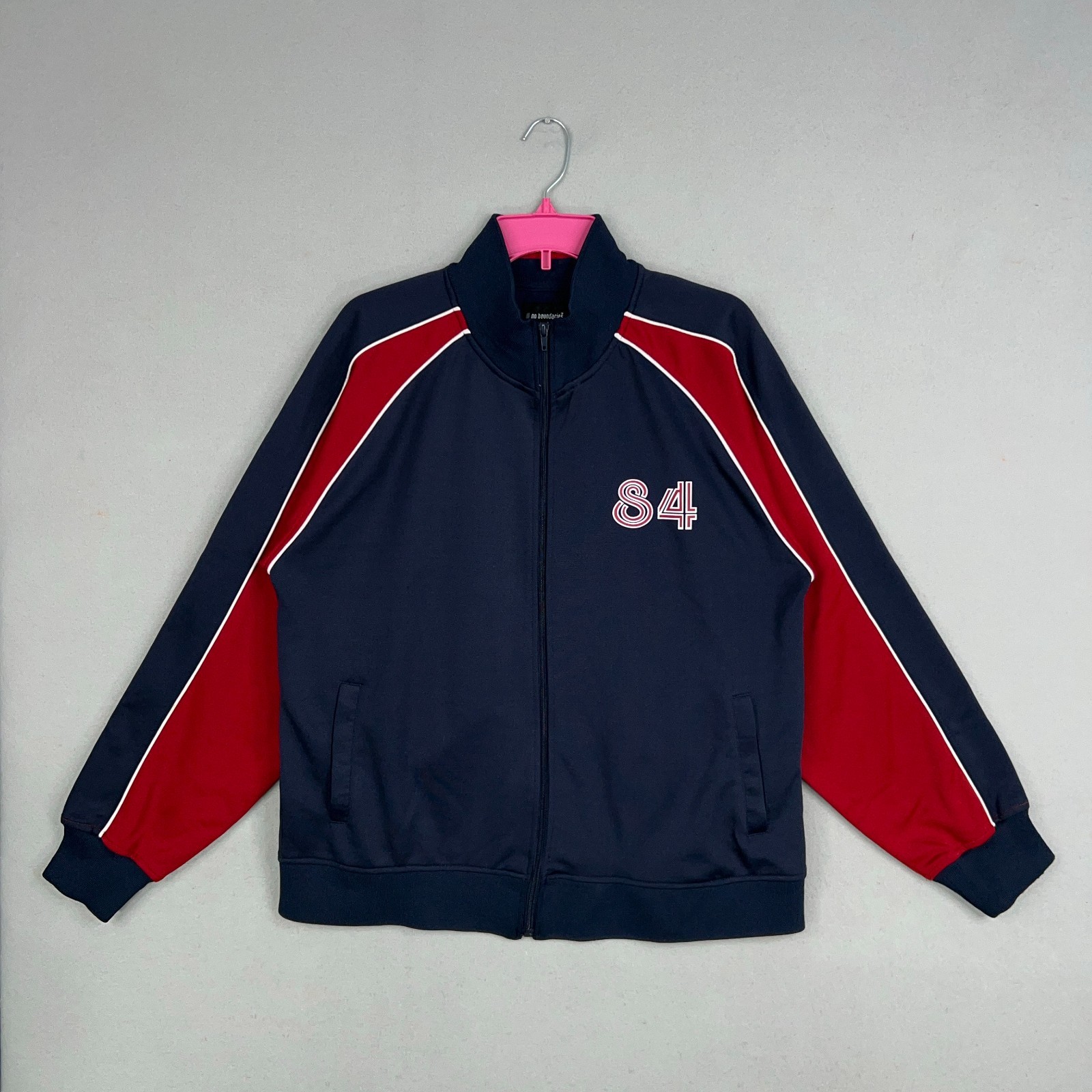 ジャケット・アウター NEIGHBORHOOD archive FightAlone Tracker No Boundaries Jacket Mens Large Navy Blue Track Vintage