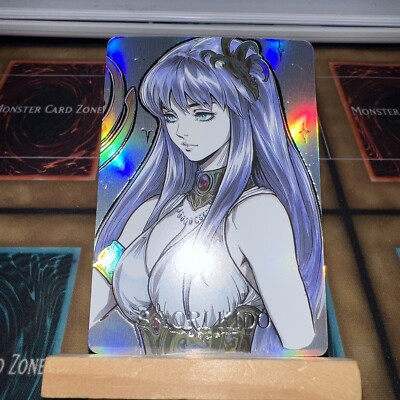 Saori Kido Saint Seiya Holographic Standard Trading Card Sexy Waifu Anime