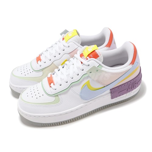 Nike Wmns AF1 Shadow Air Force 1 Diamond Белый Синий Фиолетовый Женские CW2630-141