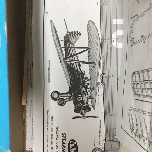 Guillow's Boeing Stearman Balsa Wood Model Airplane Kit GUI-803 FOR PARTS