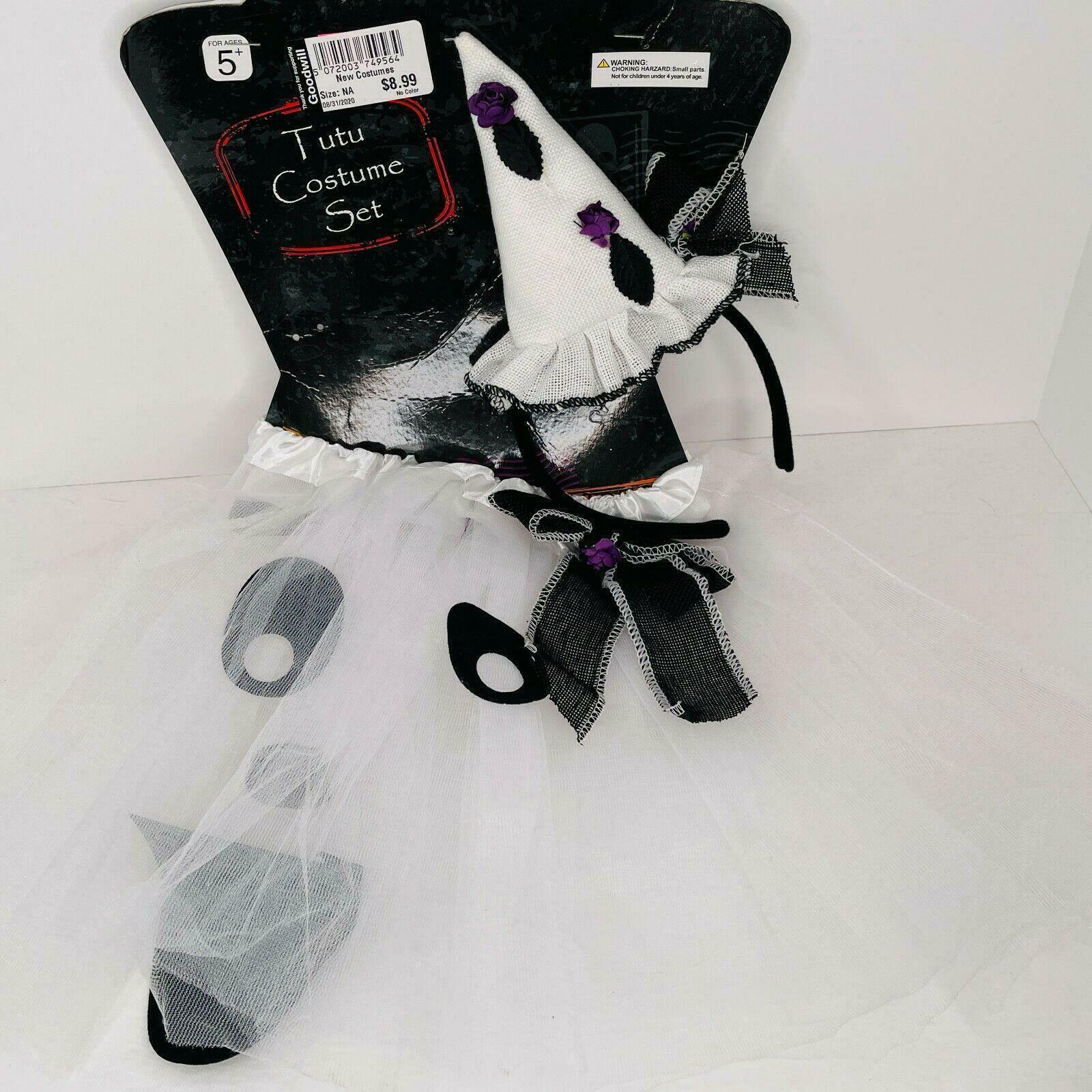 Child Halloween Tutu Costume Set NEW One Size Ages 5+