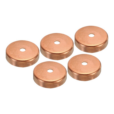 35mm Copper End Cap, 5 Pcs Pipe Fitting Sweat Plug Connection