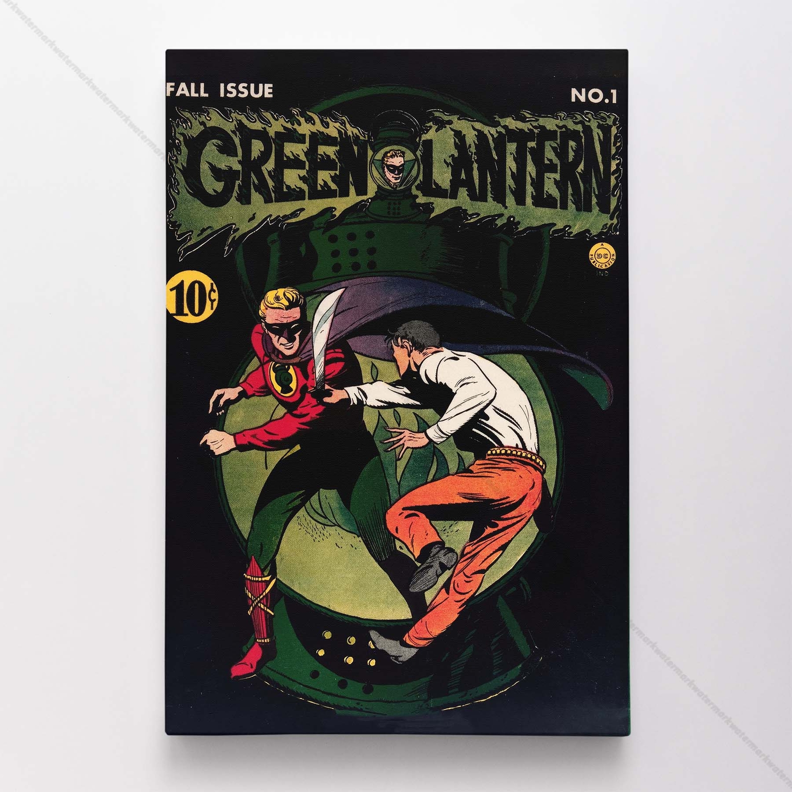 Green Latern Poster Canvas DC Comic Book Cover Art Print #27321