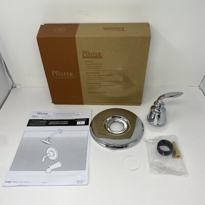 Pfister R891CBC Avalon 1-Handle Tub & Shower Valve Only Trim, Polished Chrome