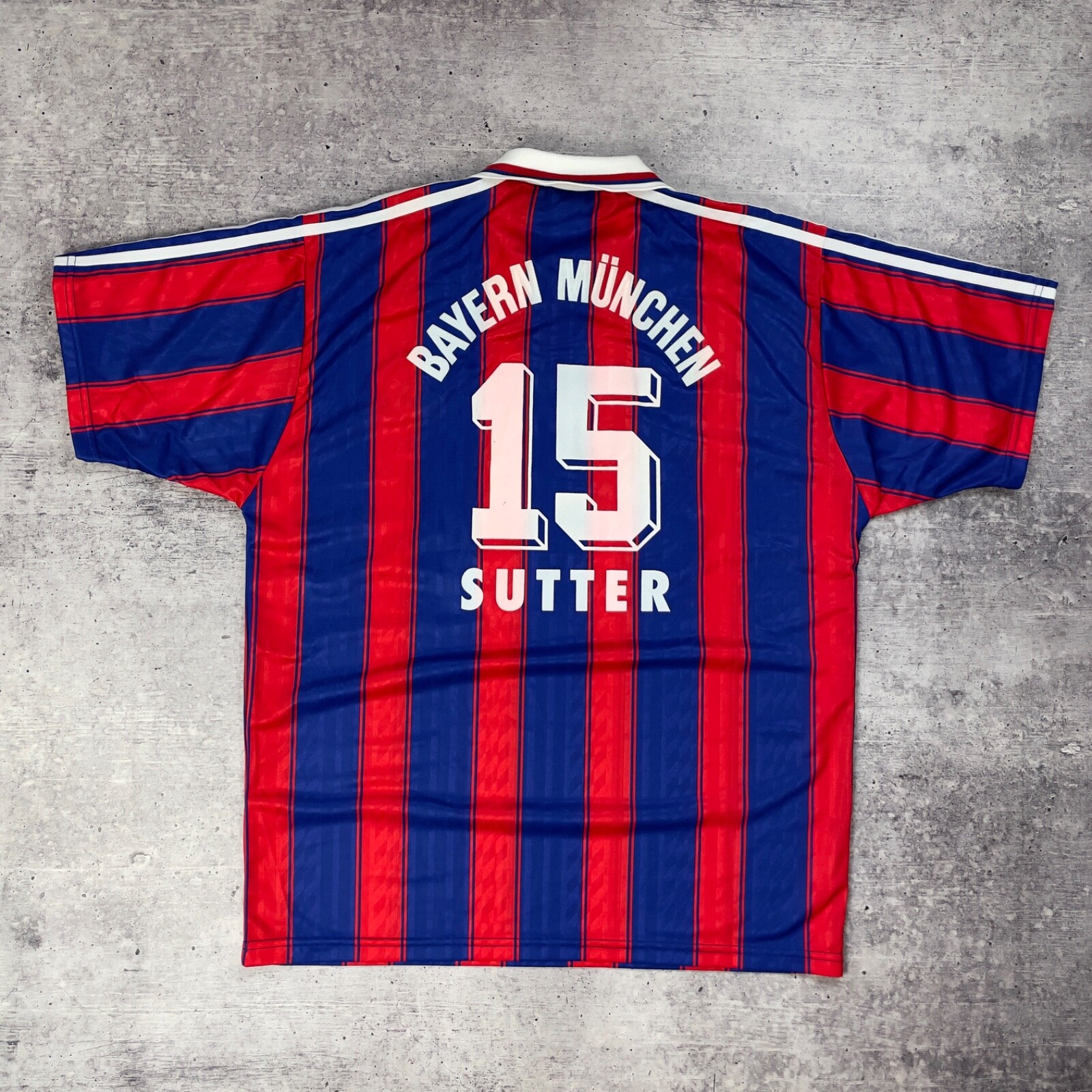 95-97s adidas Bayern München game shirt Bayern Munich Home Shirt Adidas 1995-97 Sutter# 15 | eBay